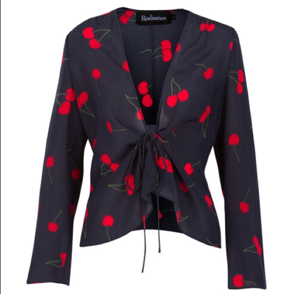 realisation par Bianca top in wild cherry 🍒